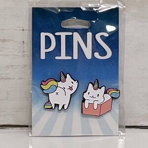 NEW Unicorn Cat Enamel Pin Set PRICE FIRM